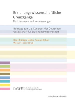 cover image of Erziehungswissenschaftliche Grenzgänge